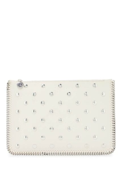 STELLA McCARTNEY Falabella Studded Pouch With