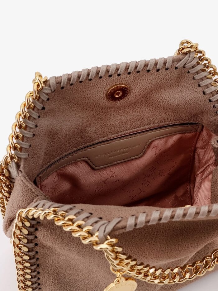 Stella Mccartney Falabella Tiny Shaggy Deer Shoulder Bag