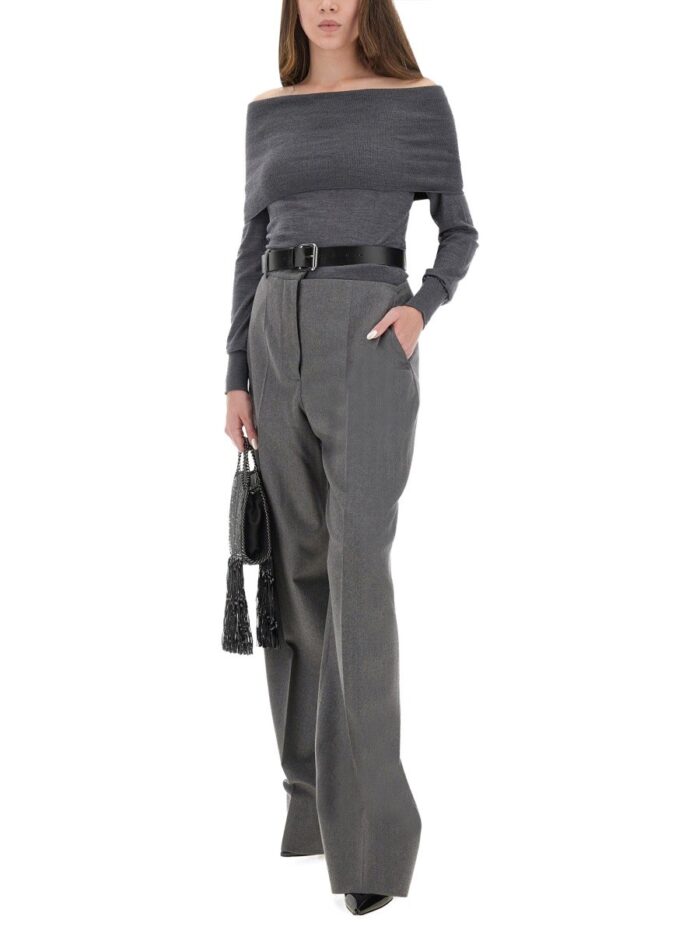 Stella Mccartney FLANNEL PANTS WITH BELT