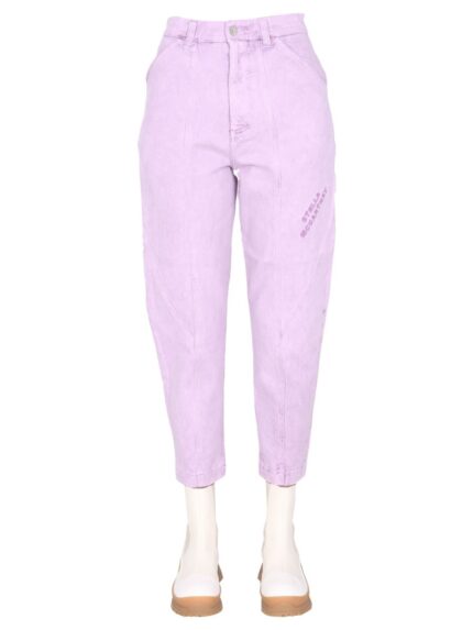 Stella Mccartney JEANS WITH EMBROIDERED LOGO