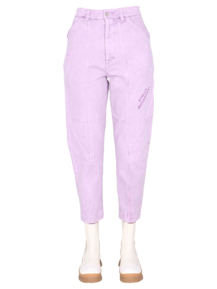 Stella Mccartney JEANS WITH EMBROIDERED LOGO