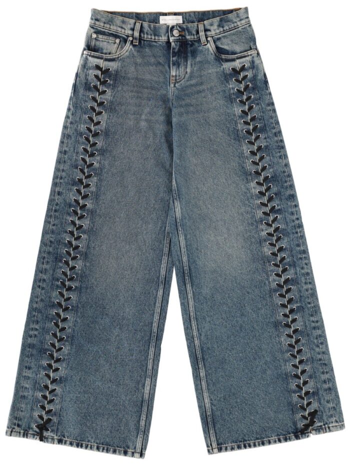 stella mccartney jeans with laces Stella Mccartney JEANS WITH LACES