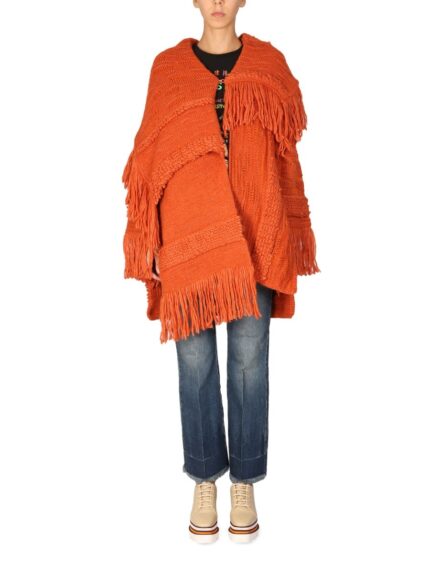 Stella Mccartney KNITTED TEXTURED COAT