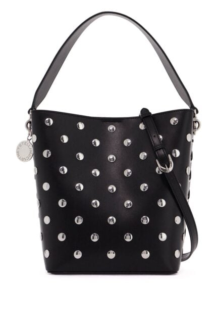 STELLA McCARTNEY Large Frayme Bucket Bag With Studs