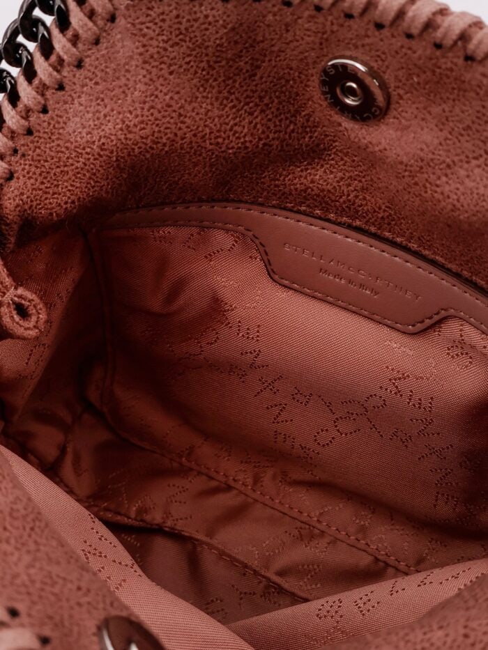 Stella Mccartney Micro Falabella Shaggy Deer Fabric Crossbody Bag