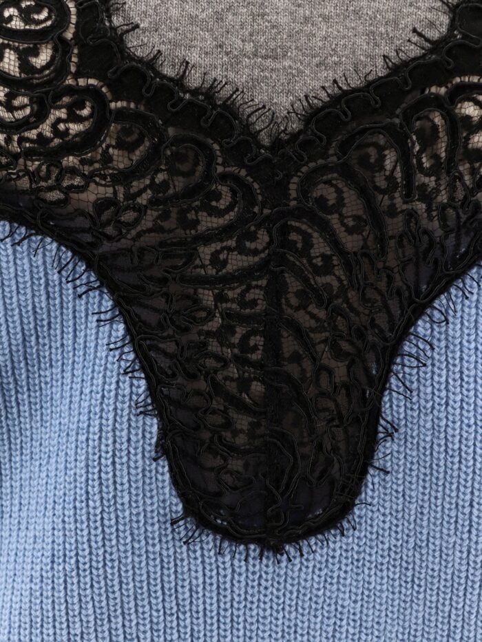 Stella Mccartney Miracle Lace Virgin Wool Sweater