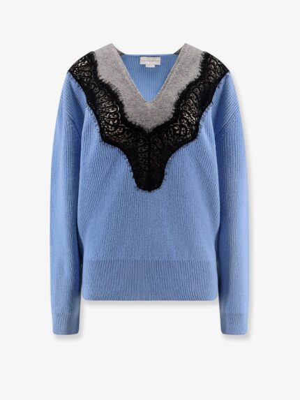 Stella Mccartney Miracle Lace Virgin Wool Sweater