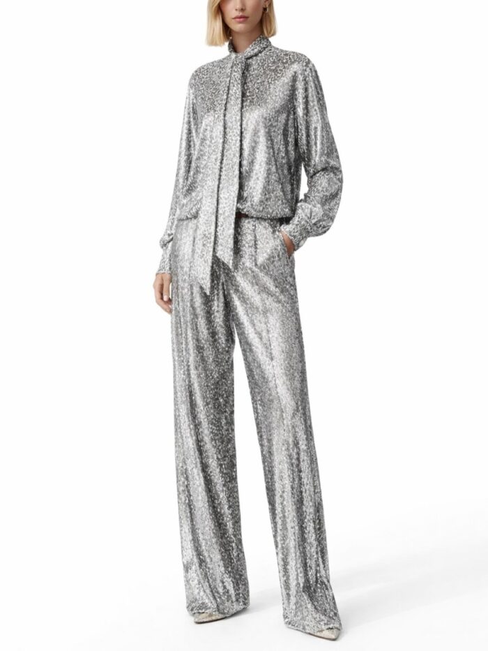 Stella Mccartney PANTS IN "FIL COUPÉ"