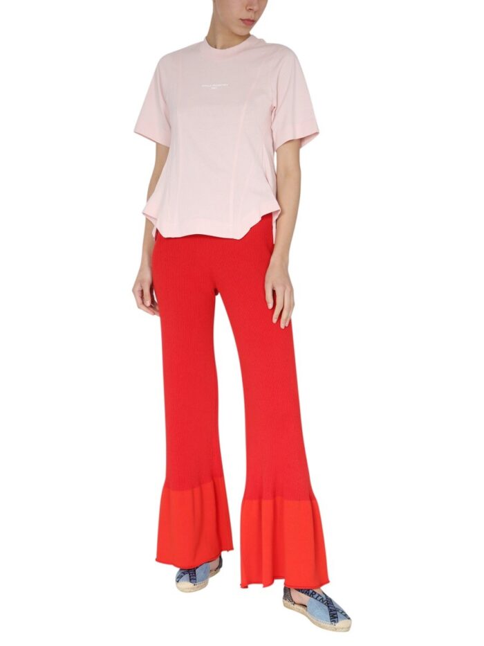 Stella Mccartney RIBBED KNIT TROUSERS