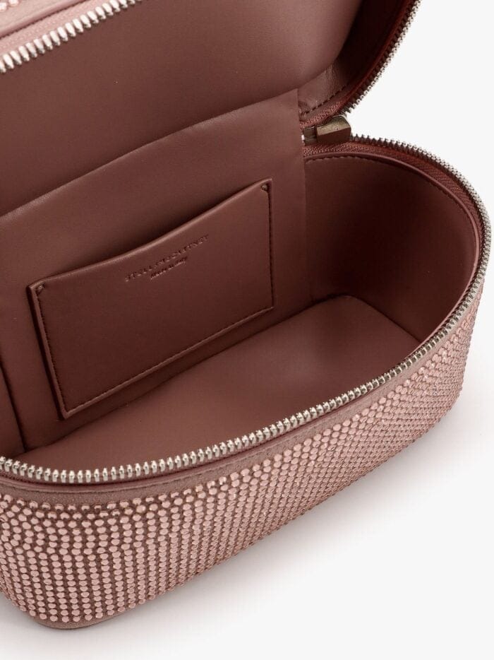 Stella Mccartney Shaggy Deer Beauty Case With Rhinestones