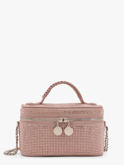 Stella Mccartney Shaggy Deer Beauty Case With Rhinestones