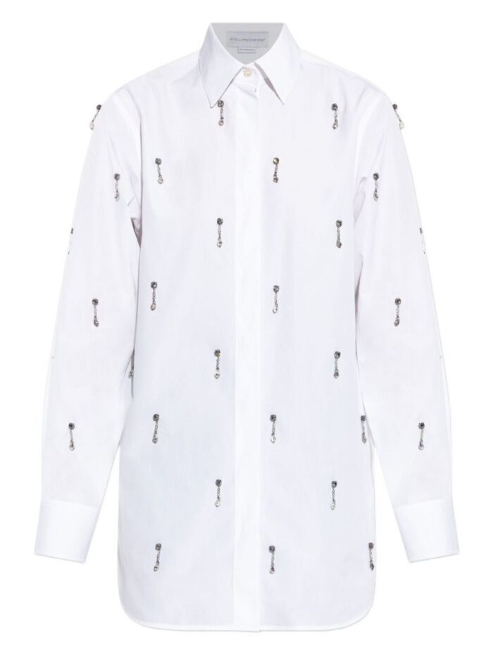 Stella Mccartney SHIRT WITH CRYSTALS