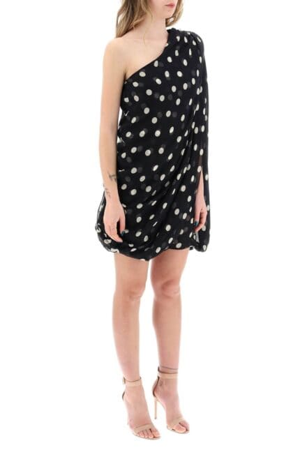 STELLA McCARTNEY Silk Polka Dot Mini Dress