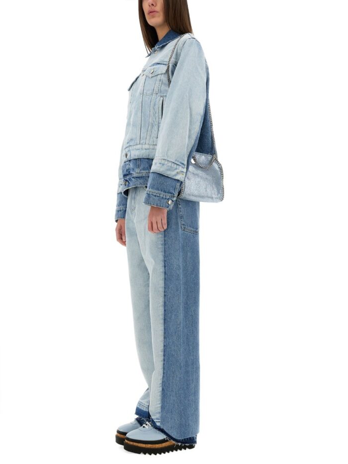 Stella Mccartney STRAIGHT-LEG JEANS WITH CONTRASTING PANELS