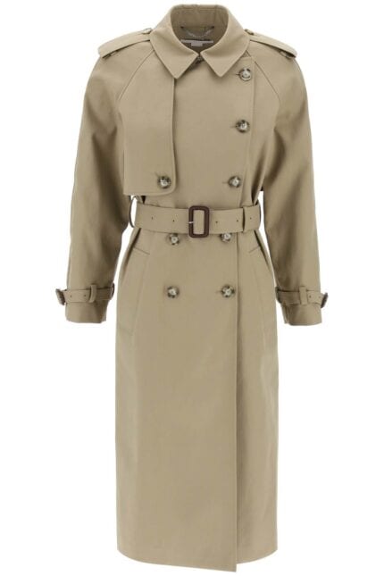 STELLA McCARTNEY Sustainable Cotton Double-breasted Trench