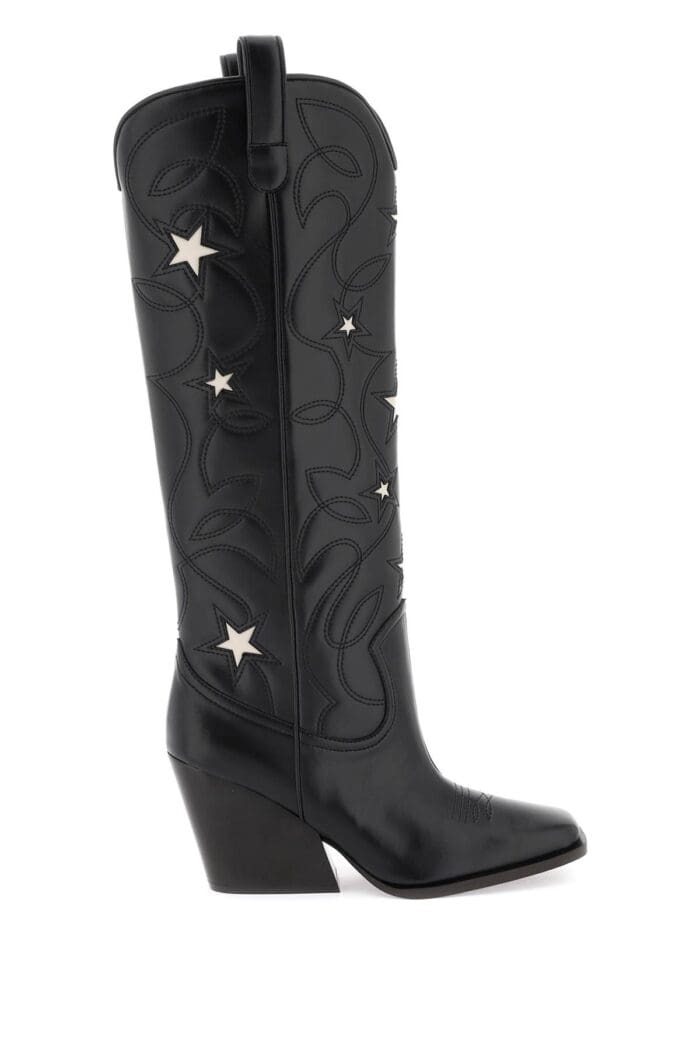 STELLA McCARTNEY Texan Boots With Star Embroidery