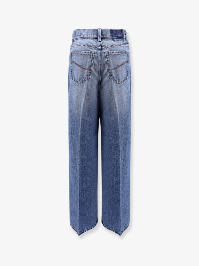 Stella Mccartney Vintage Blue Sustainable Cotton Jeans