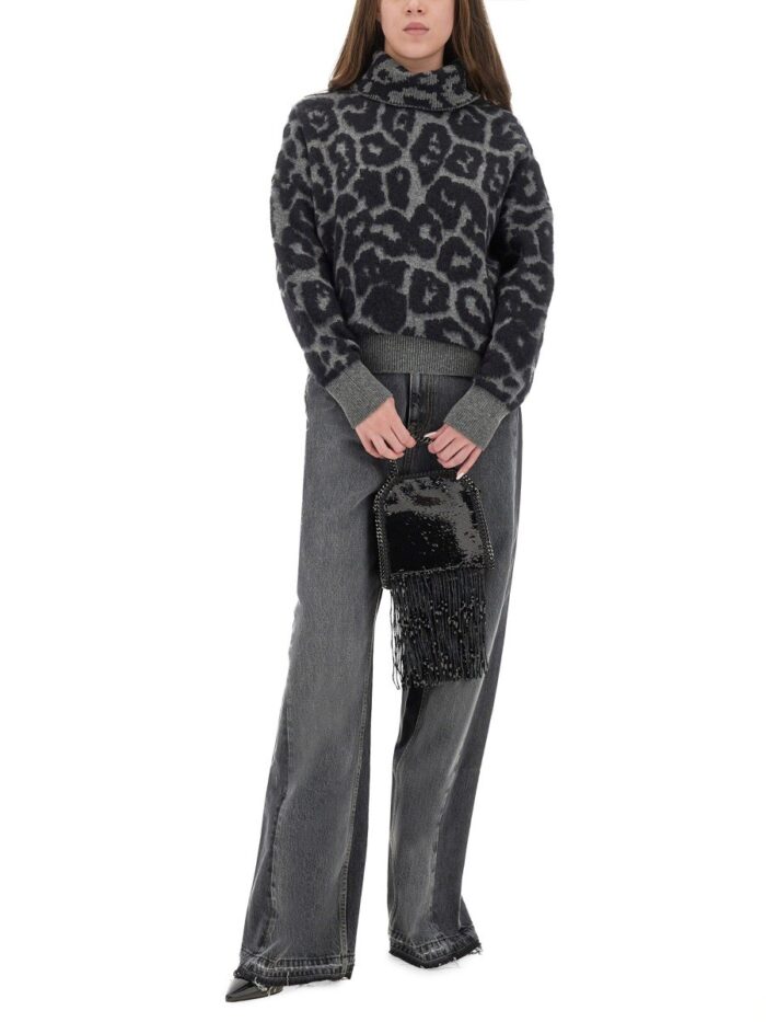 Stella Mccartney WOOL AND ALPACA "LEOPARD" SWEATER