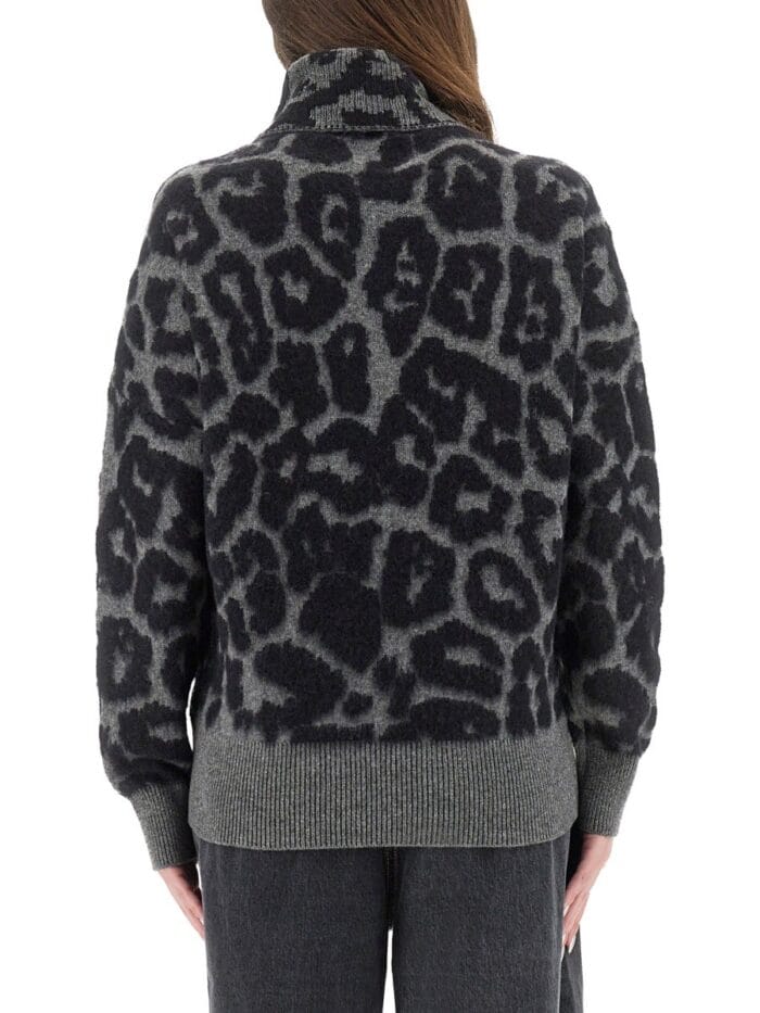 Stella Mccartney WOOL AND ALPACA "LEOPARD" SWEATER
