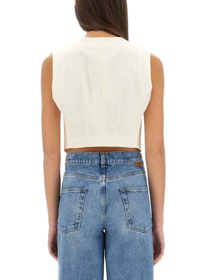 Stella Mccartney WOOL TAILORING SHORT VEST