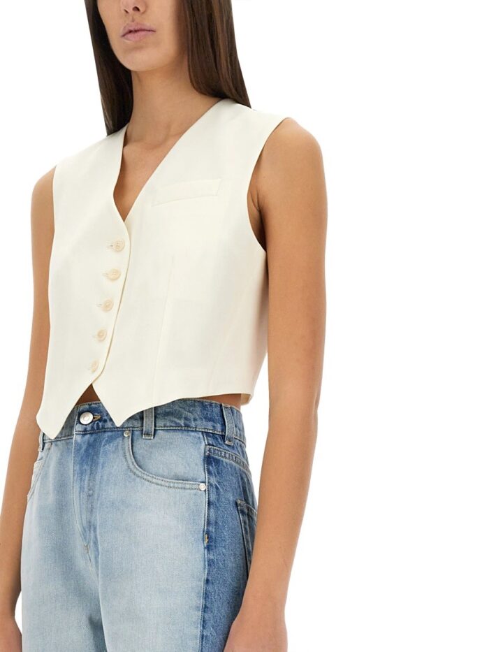 Stella Mccartney WOOL TAILORING SHORT VEST