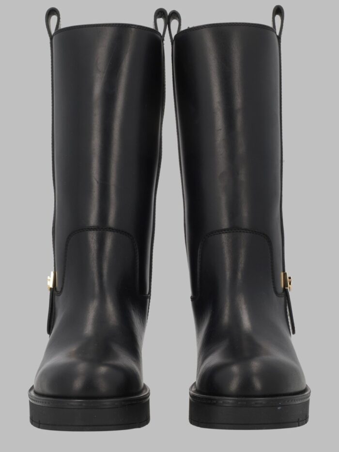 Ferragamo Stivale Biker Con Fibbia "Hug"