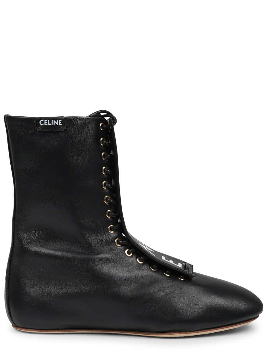 Celine STIVALE IN PELLE CON LOGO