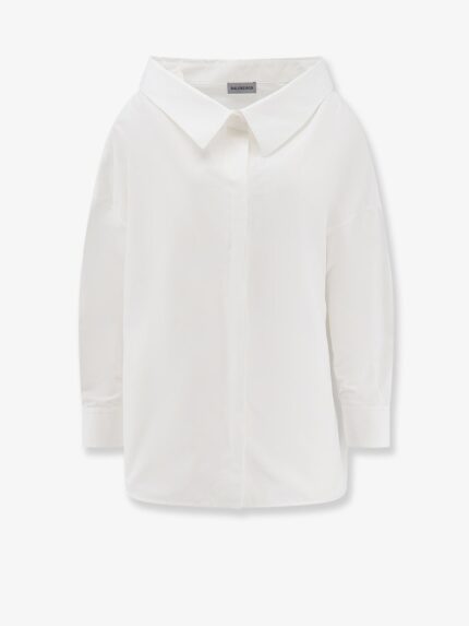 Balenciaga Stola Oversize Cotton Shirt