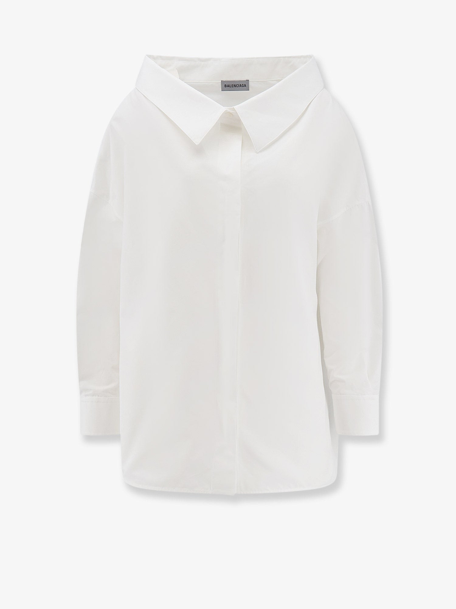 Balenciaga Stola Oversize Cotton Shirt