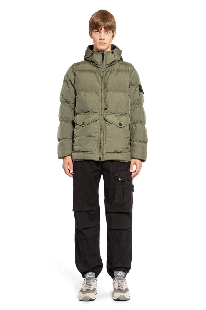 STONE ISLAND 40723 Garment Dyed Crinkle Reps Down Jacket