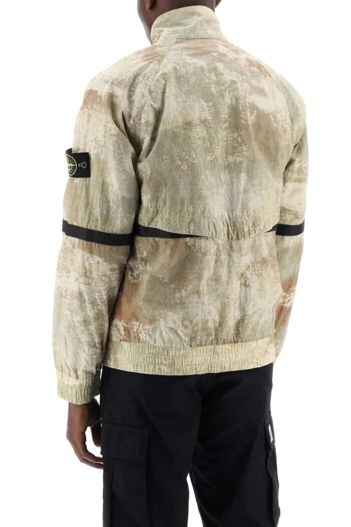 STONE ISLAND Camouflage Wind Jacket Made Of Econyl