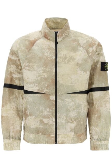 STONE ISLAND Camouflage Wind Jacket Made Of Econyl