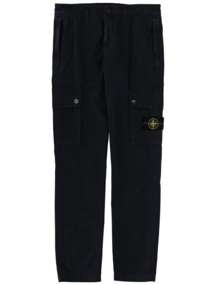 Stone Island CARGO PANTS WITH LOGO PATCH