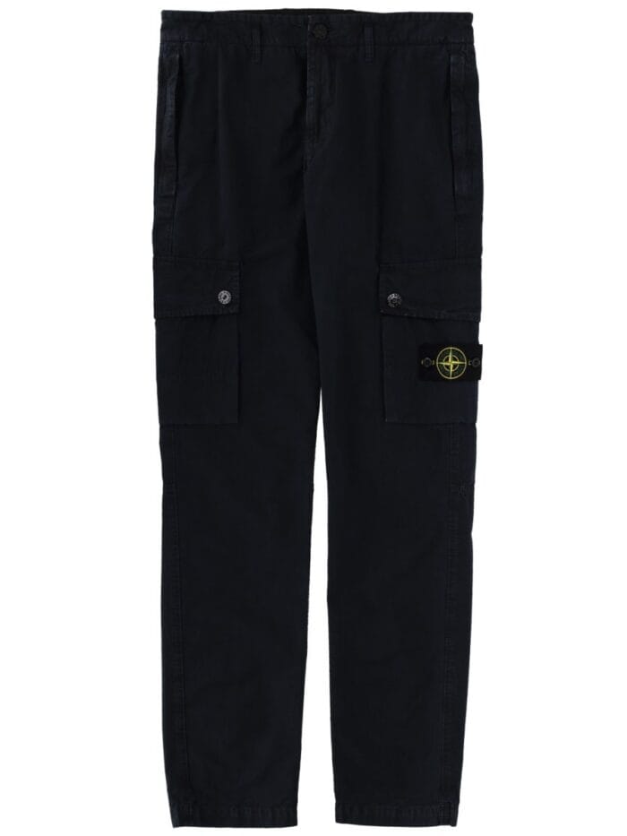 Stone Island CARGO PANTS WITH LOGO PATCH