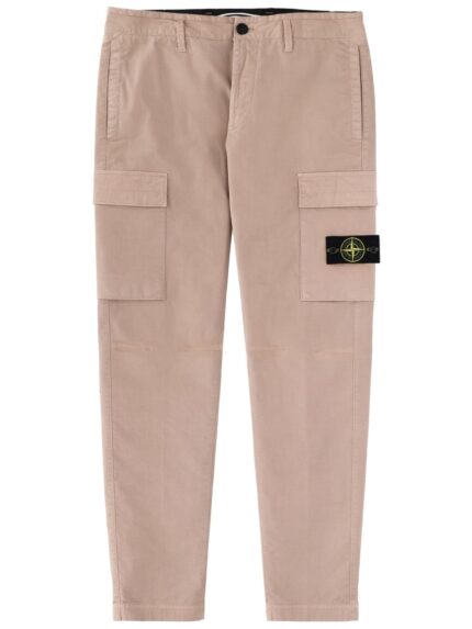 Stone Island CARGO PANTS WITH LOGO PATCH