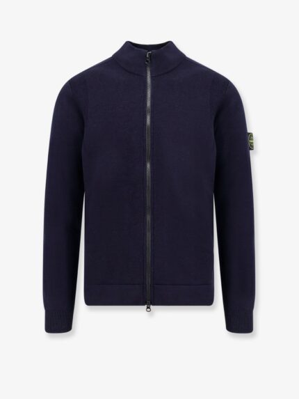 Stone Island Certified Virgin Wool Blend Cardigan