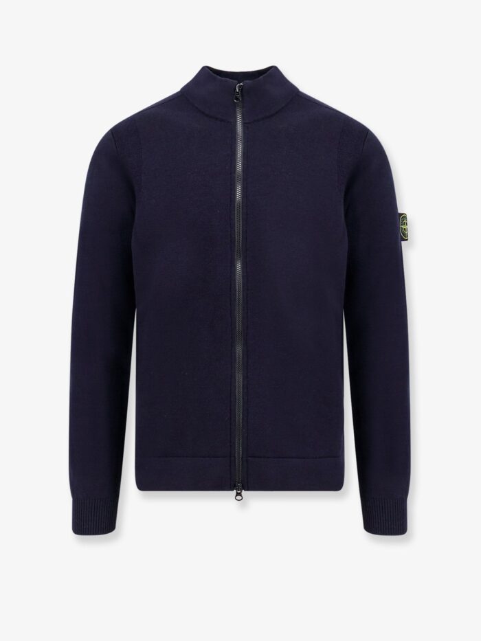 Stone Island Certified Virgin Wool Blend Cardigan