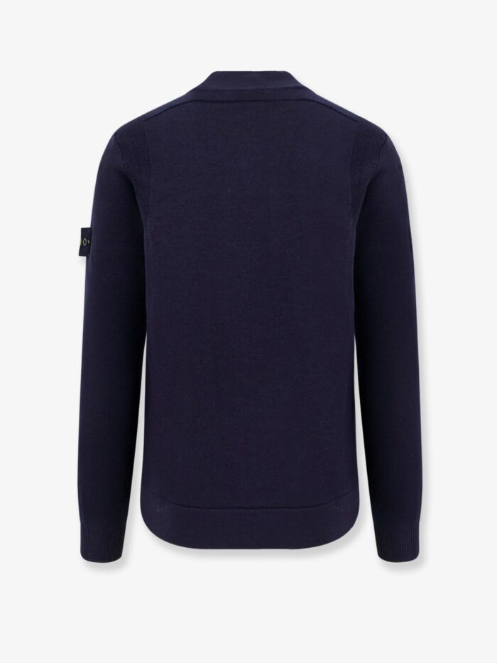 Stone Island Certified Virgin Wool Blend Cardigan