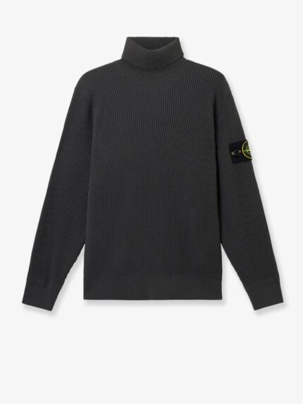 Stone Island Certified Virgin Wool Turtleneck Sweater