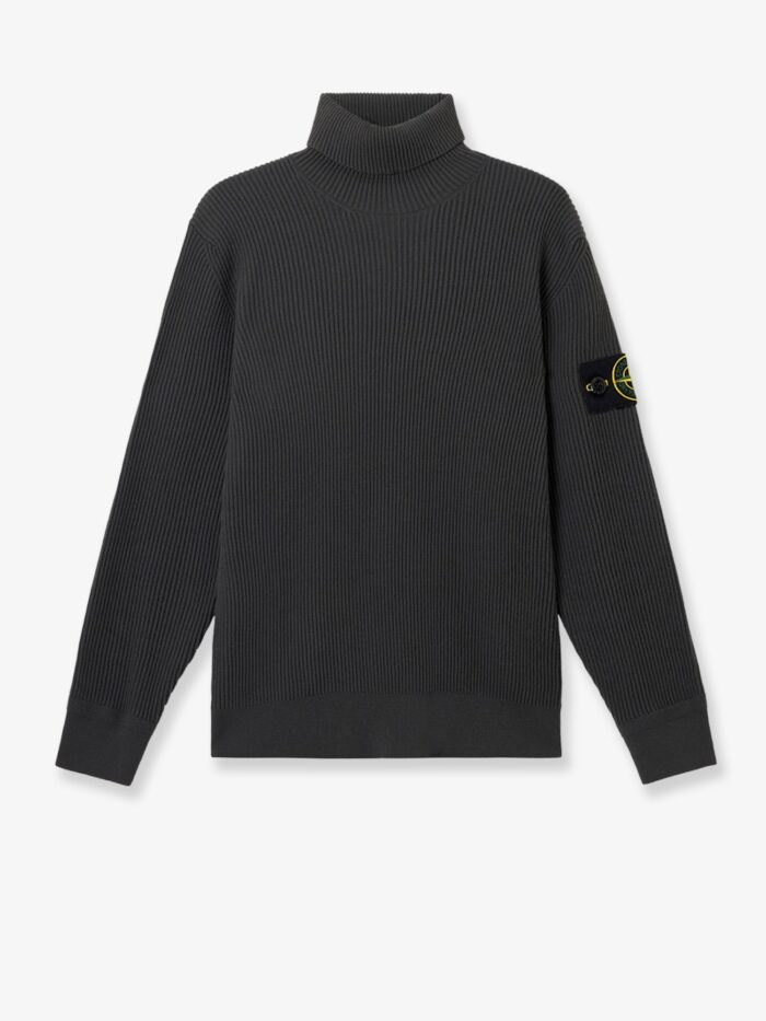 Stone Island Certified Virgin Wool Turtleneck Sweater