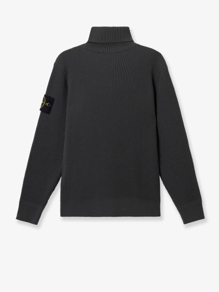 Stone Island Certified Virgin Wool Turtleneck Sweater