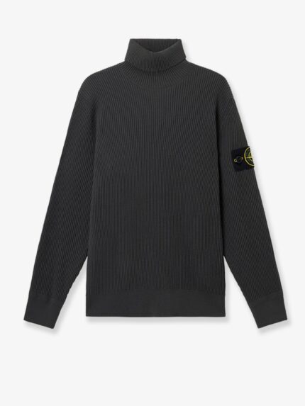 Stone Island Certified Virgin Wool Turtleneck Sweater
