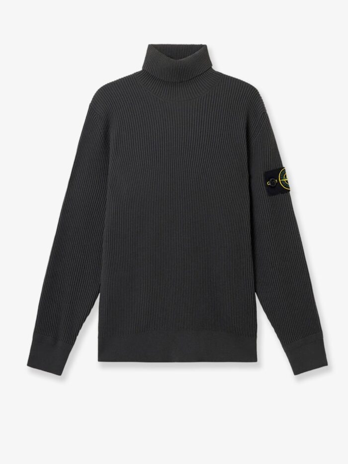 Stone Island Certified Virgin Wool Turtleneck Sweater