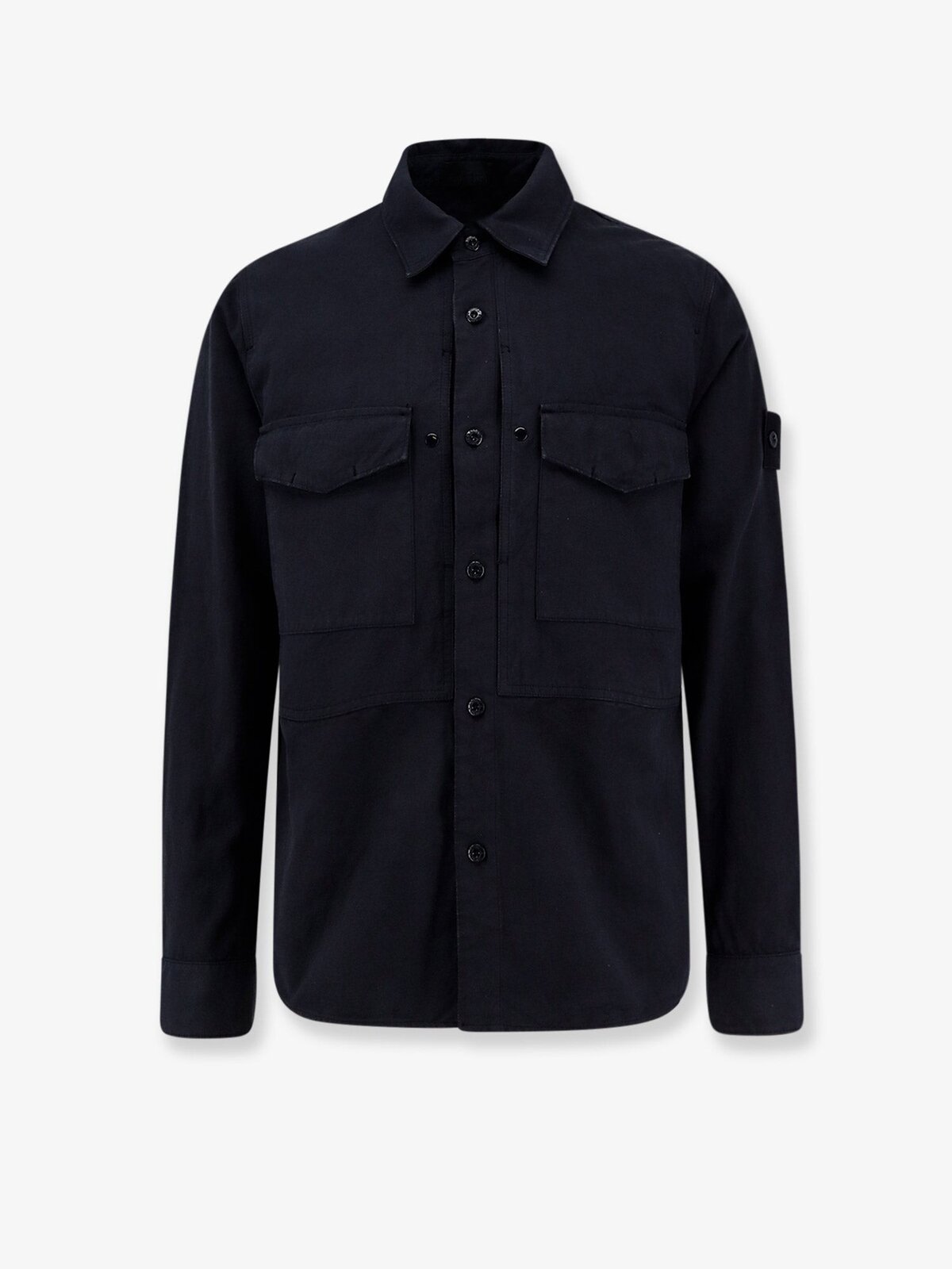 Stone Island Cotton And Linen Shirt