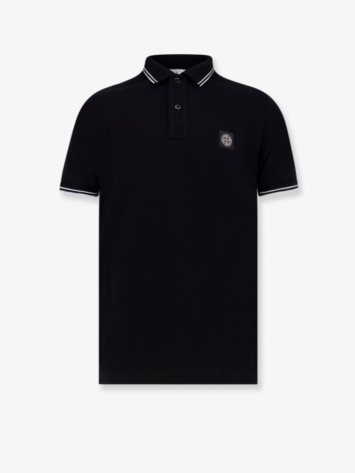 Stone Island Cotton Blend Polo Shirt