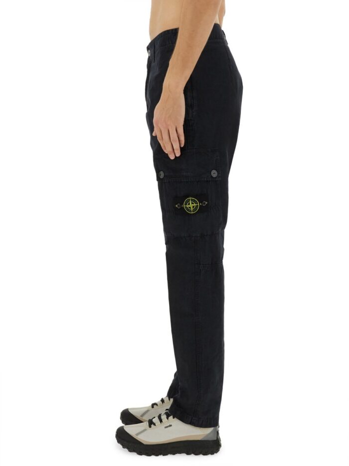 Stone Island COTTON CANVAS CARGO PANTS