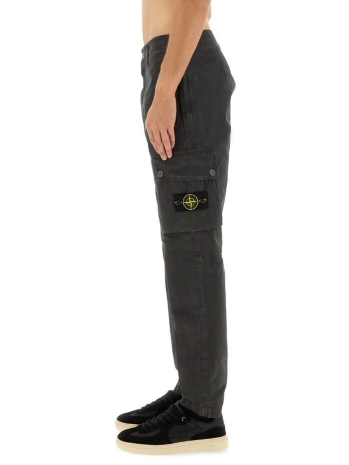 Stone Island COTTON CANVAS CARGO PANTS