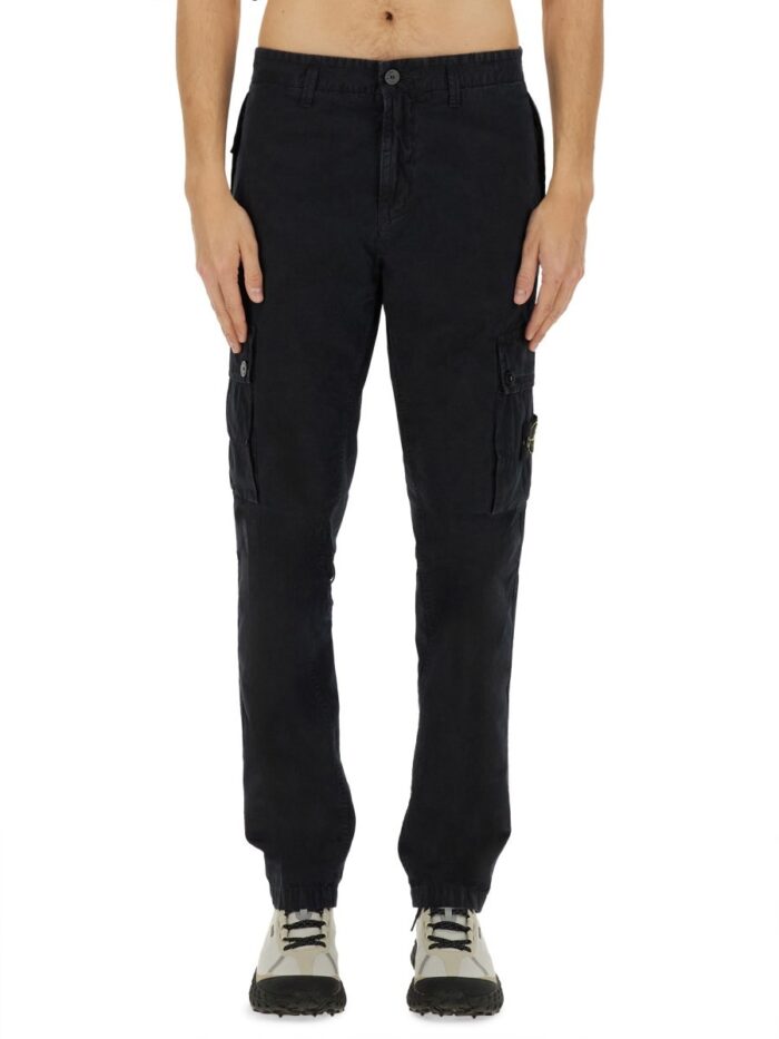 Stone Island COTTON CANVAS CARGO PANTS