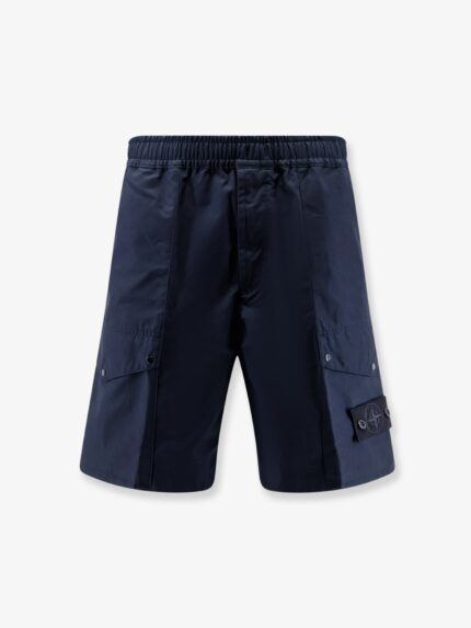 Stone Island Cotton Cargo Bermuda Shorts