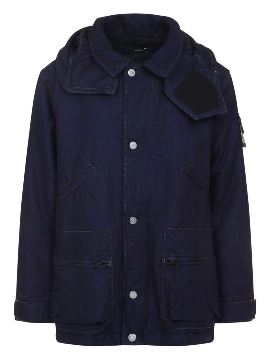 Stone Island COTTON DENIM PARKA